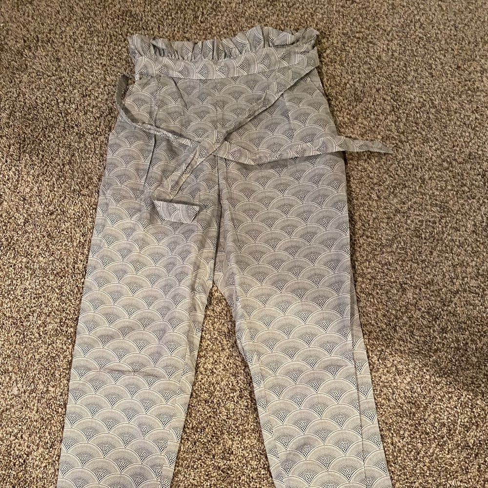 New Sapphire cotton paper bag trousers medium